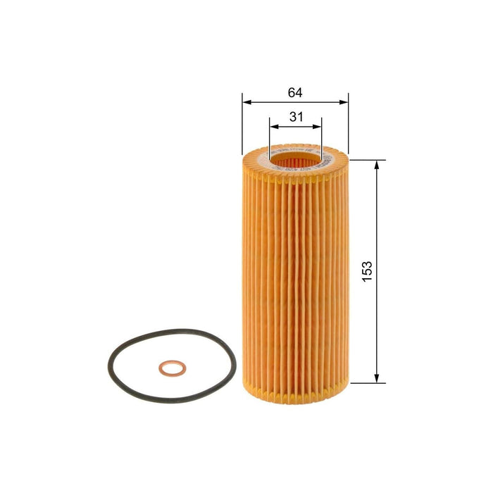 Genuine Bosch Car Oil Filter P9252 fits BMW X5 - 3.0 - 03-06 1457429252 Bosch  - Dynamic Drive