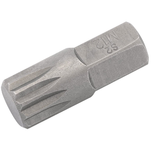 Draper M12 x 30mm Spline 10mm Insert Bit for Mechanic's Bit Sets 33343 Draper  - Dynamic Drive