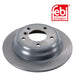 Genuine FEBI Rear Brake Discs & Pads Set Solid for BMW 5 Series Febi Bilstein  - Dynamic Drive