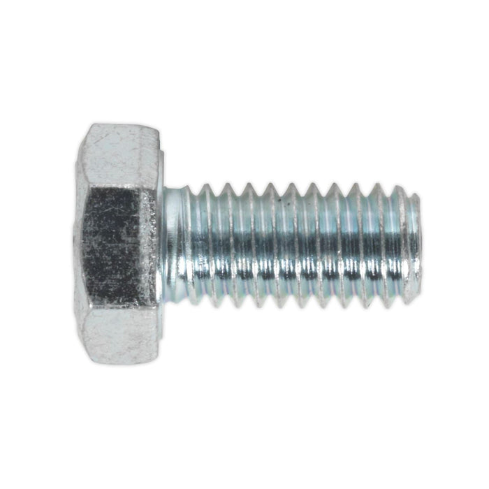 Sealey HT Setscrew M6 x 12mm 8.8 Zinc Pack of 50 SS612