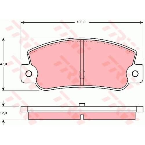 Genuine TRW Brake Pads (Rear) (Non-R90) GDB360 TRW  - Dynamic Drive