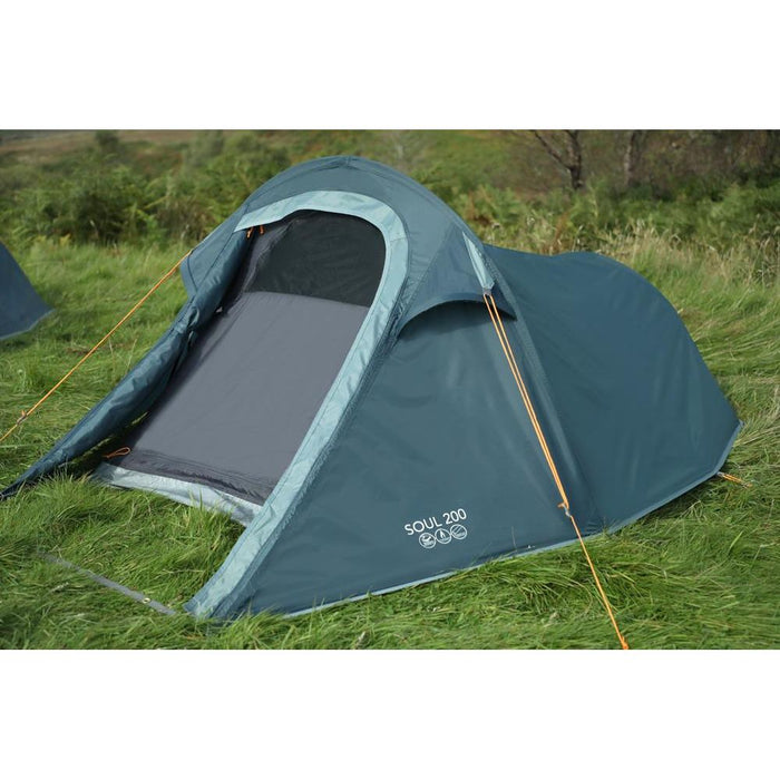 Vango Soul 200 Tent 2 Person Man Waterproof Outdoor Camping Hiking Festival Vango  - Dynamic Drive