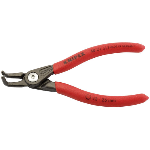 Draper Knipex 48 21 J11 90&deg; Internal Straight Tip Circlip Pliers, 12 - 25mm Draper  - Dynamic Drive