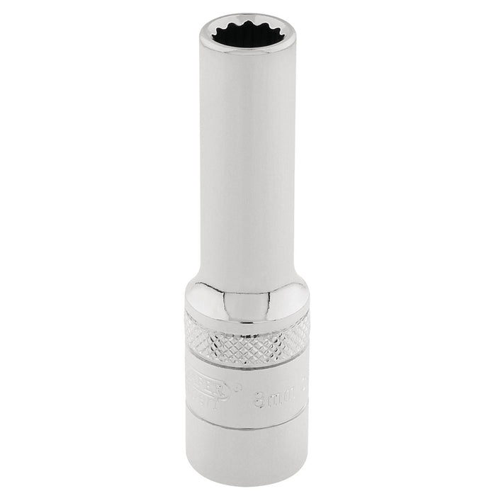 Draper HI-TORQ 12 Point Deep Socket, 3/8" Sq. Dr., 8mm 32818 Draper  - Dynamic Drive