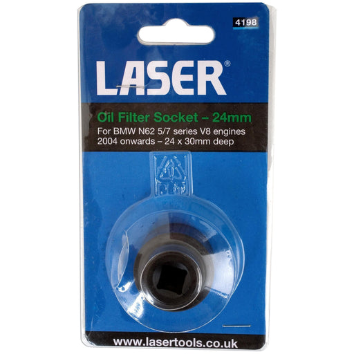 Laser Oil Filter Socket - 24mm Laser Tools  - Dynamic Drive