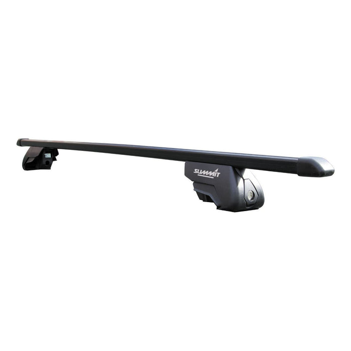 Summit SUP-830 Premium Railing Roof Bar for Cars with Raised Running Rails