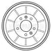 Genuine Borg & Beck Brake Drum fits Citroen Dispatch 1.6D 0207 BBR7203 Borg & Beck  - Dynamic Drive