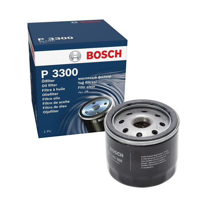 Genuine Bosch Car Oil Filter P3300 fits Fiat Punto 60 - 1.2 - 99-12 0451103300