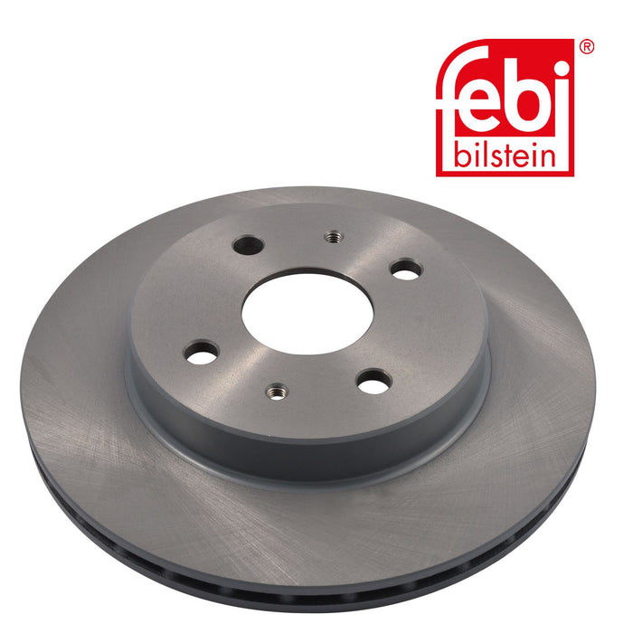 Genuine FEBI Front Brake Discs & Pads Set Vented for Daihatsu Sirion