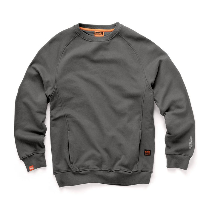 Scruffs Eco Worker Sweatshirt Graphite L T55439 Scruffs  - Dynamic Drive