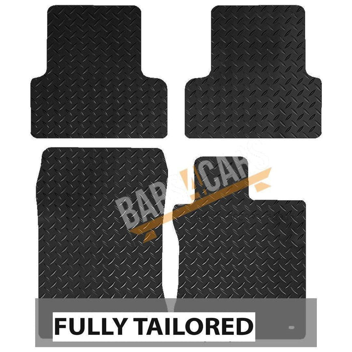 Blue Trim TailoBlue Rubber Car Mats for Honda Accord 08 ON Auto/Man Set of 4 With 4 Clips UKB4C  - Dynamic Drive