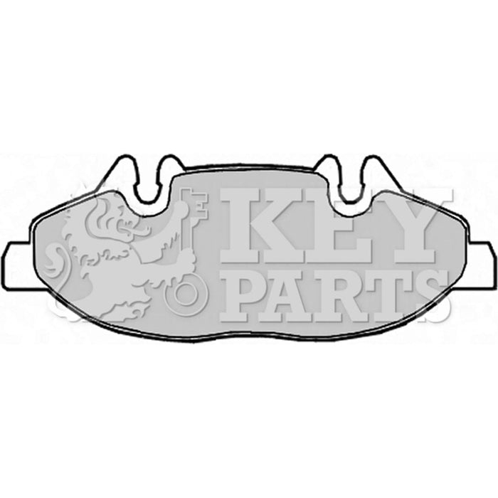 Genuine Key Parts KBP1949 Front Brake Pads-Includes Wear Indicators (Bosch)