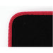 Fully Tailored Red Trim Carpet Mats Renault Koleos 08> Set of 4 + 4 Clips UKB4C  - Dynamic Drive