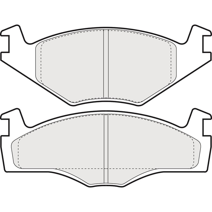 Apec Brake Pads Front Fits Seat Ibiza VW Polo