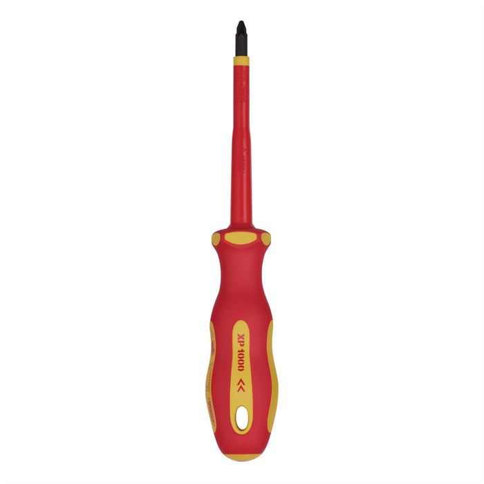 Draper XP1000 VDE PZ Type Screwdriver, No.2 x 100mm 64484 Draper  - Dynamic Drive