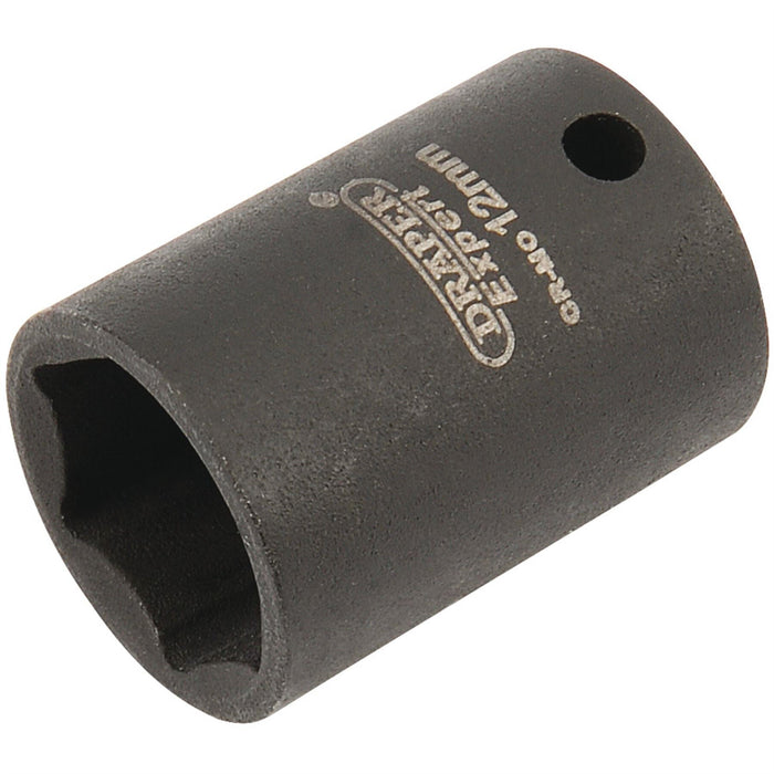 Draper Expert HI-TORQ 6 Point Impact Socket, 1/4" Sq. Dr., 12mm Draper  - Dynamic Drive