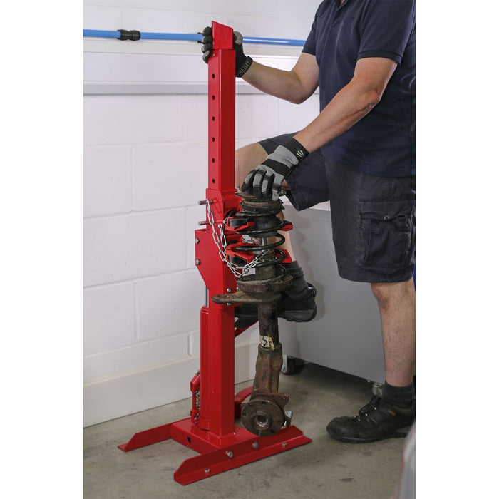 Sealey Coil Spring Compressing Station + Gauge Hyd 2000kg Capacity RE2311 Sealey  - Dynamic Drive