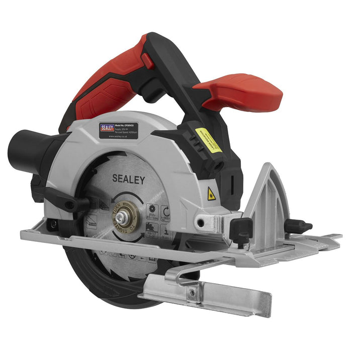 Sealey Circular Saw 20V SV20 Series150mm Body Only CP20VCS