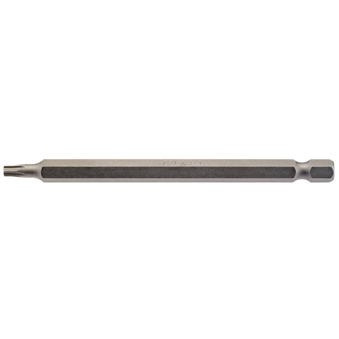 Draper TX-STAR Insert Bit, 1/4" Hex, 100mm Long, T20 (Pack of 1) Draper  - Dynamic Drive