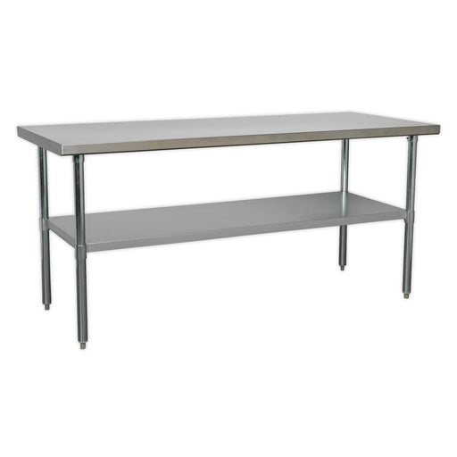 Sealey Stainless Steel Workbench 1.8m AP1872SS Sealey  - Dynamic Drive