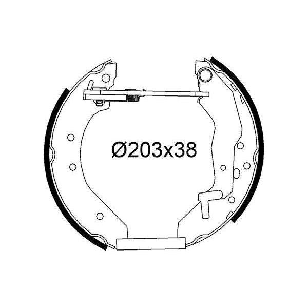 Valeo Drum Brake Fast Fit Kit 554972 Automotive Part fits Honda Valeo  - Dynamic Drive