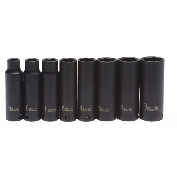 Carlyle Hand Tools Socket Set - Deep - Metric