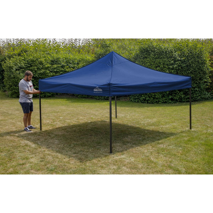 Dellonda Premium 3 x 3m Pop-Up Gazebo - Blue Dellonda  - Dynamic Drive