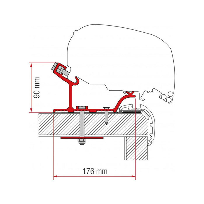 Fiamma Adapter Carthago Malibu 490