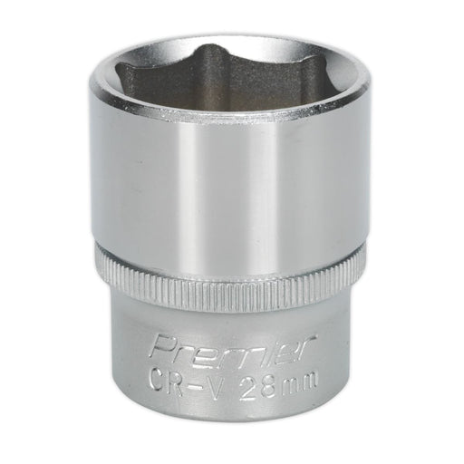 Sealey WallDrive Socket 28mm 1/2"Sq Drive S1228 Sealey  - Dynamic Drive