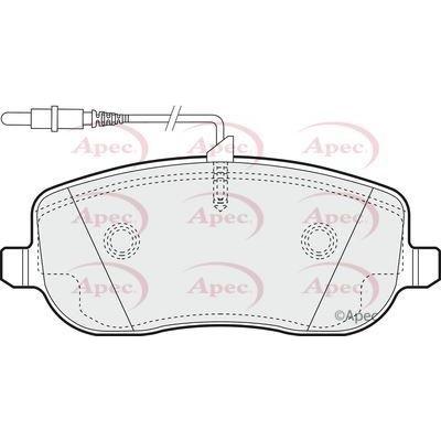 Apec Brake Pads Front Fits Citroen C8 Dispatch Fiat Scudo Ulysse Peugeo Apec  - Dynamic Drive