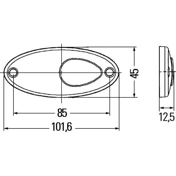 Hella Tail Light LED 12V 2TM 964 295-101 Hella  - Dynamic Drive