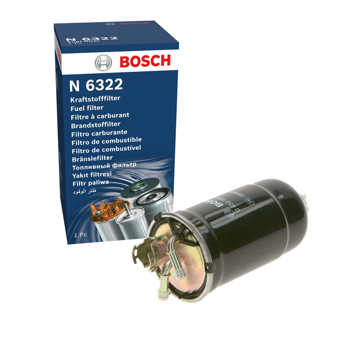 Genuine Bosch Car Fuel Filter N6322 fits Skoda Fabia TDi RS - 1.9 - 03-07 045090