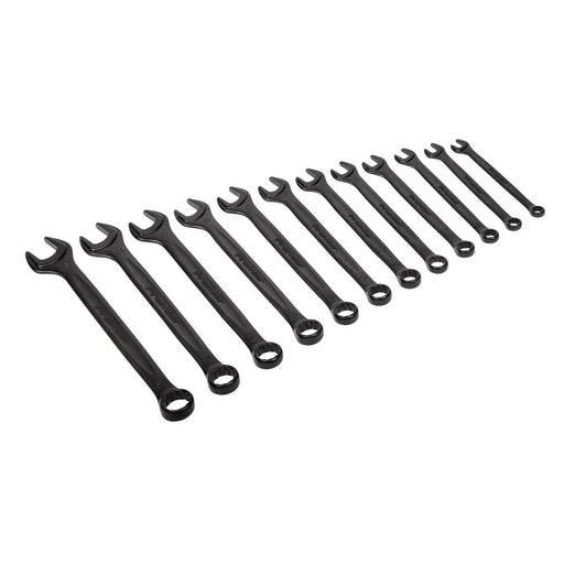 Sealey Combination Spanner Set 12pc Metric Black Series AK63263B Sealey  - Dynamic Drive