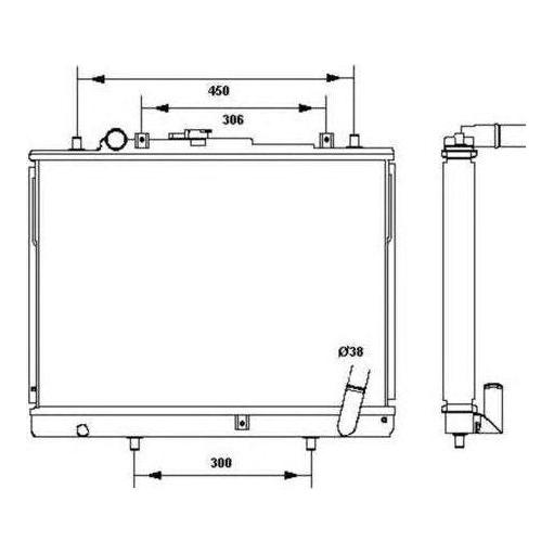 NRF Radiator 52233