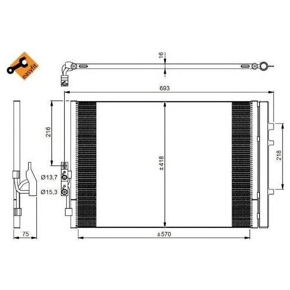 NRF Condenser 350035