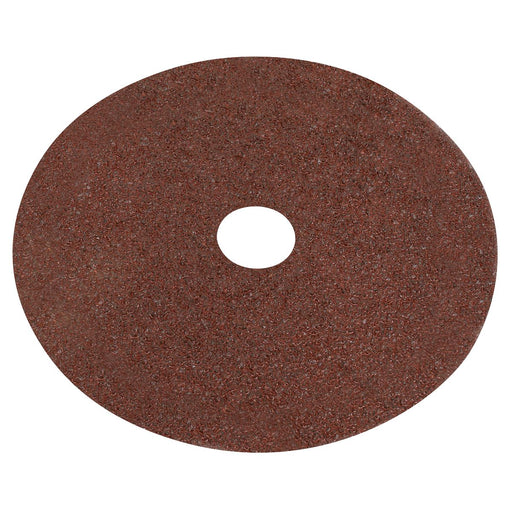 Sealey Fibre Backed Disc115mm 24Grit Pack of 25 WSD4524 Sealey  - Dynamic Drive