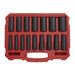 Sealey 16pc 1/2" Dr Deep Impact Lock On Grip Socket Set 10-32mm 85% Rounded Nuts Sealey  - Dynamic Drive