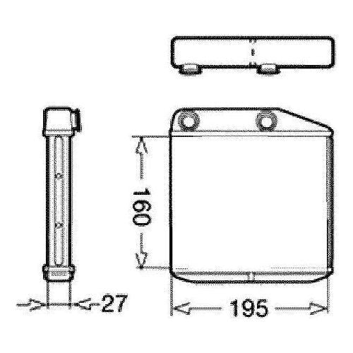 NRF Heater Radiator 54213