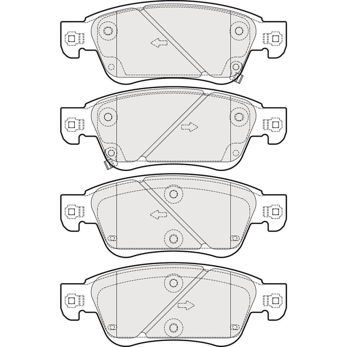 Apec Brake Pads Front Fits Infiniti G