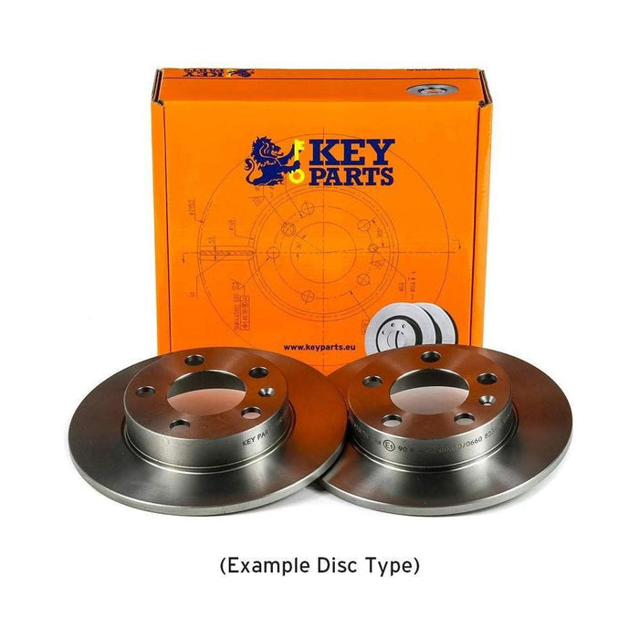 Genuine Key Parts KBD4664 Brake Disc Pair (Rear)