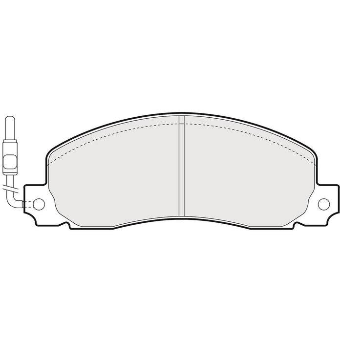 Apec Brake Pads Front Fits Opel Arena Renault Trafic Vauxhall