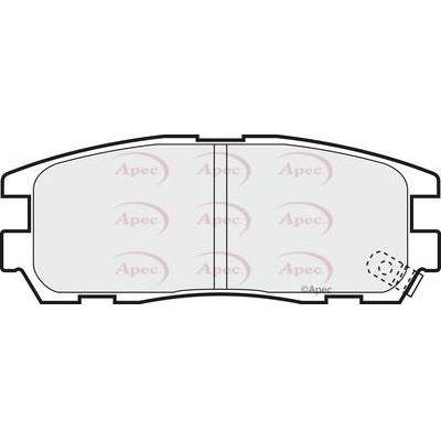 Apec Brake Pads Rear Fits Isuzu Big Horn Mu Trooper Vehicross Wizard Op