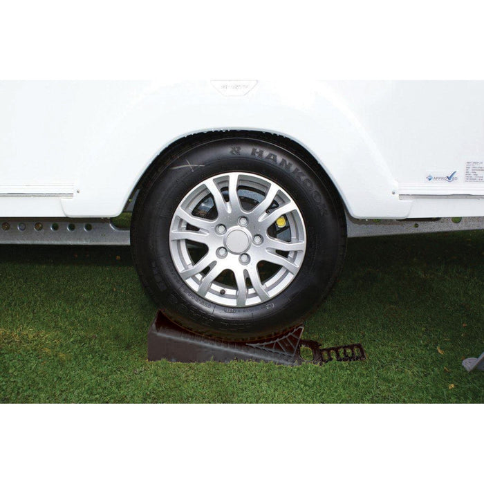 Chockmaster Wheel Tyre Saver Leveller Ramp Stop Caravan Trailer Motorhome Camper Leisurewize  - Dynamic Drive