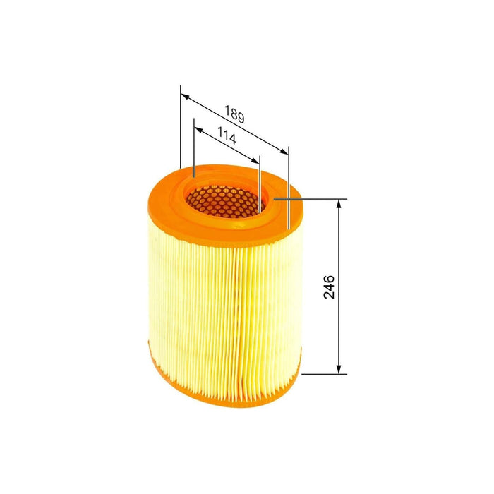 Genuine Bosch Car Air Filter S0039 fits Alfa Romeo 159 JTDM - 1.9 - 05-11 F02640