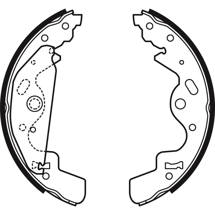 Apec Brake Shoe Rear Fits Land Rover Freelander