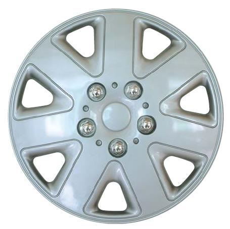 Set of 4 14" Silver Wheel Trims / Hub Caps fits Ford Focus Mondeo Fiesta KA UKB4C  - Dynamic Drive