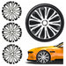 4x Wheel Trims Hub Caps 14" Covers fits Renault Espace Laguna Scenic Modus UKB4C  - Dynamic Drive