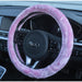 Pink Fluffy Furry Steering Wheel Cover for Fiat 500 500X Panda Tipo and more Streetwize  - Dynamic Drive