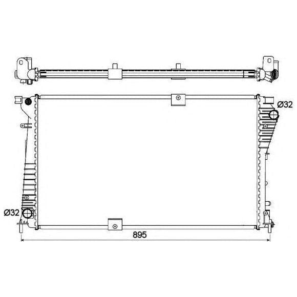 NRF Radiator 53123