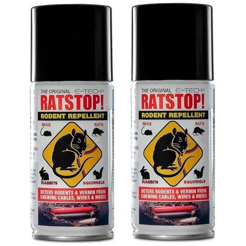 2x ETech RATSTOP Rat Rabbit Mice Squirrel Rodent Repeller Repellent Deterrent E-Tech  - Dynamic Drive